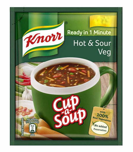 Picture of Knorr Hot & Sour Vegetable Cup Soup 11gm