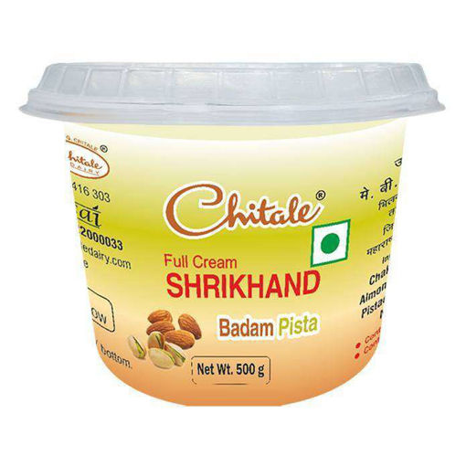 Picture of Chitale Full Cream Shrikhand Badam Pista 500gm
