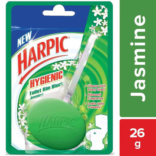 Picture of Harpic Toilet Rim Block Jasmine 26gm