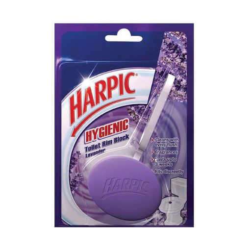 Picture of Harpic Toilet Rim Block Lavender 26gm