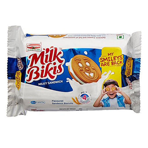 Picture of Britannia Milk Bikis Milk Cream Biscuits 200g