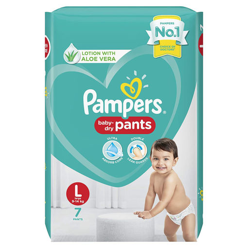 Picture of Pampers All-round Protection  L  9-14kg 7 Pants
