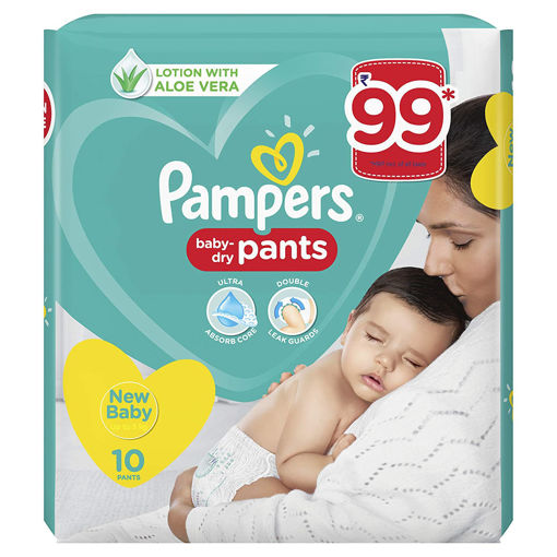 Picture of Pampers All-round Protection New Baby Upto 5kg 10pants