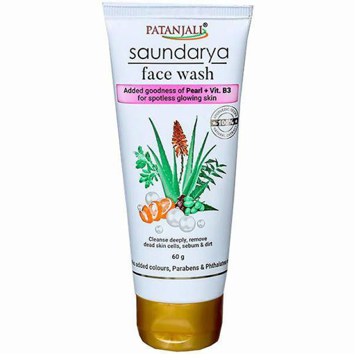 Picture of Patanjali Saundarya Face Wash 60 gm