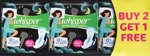 Picture of Whisper Bindaz Night Xl+ 15+15+15+n