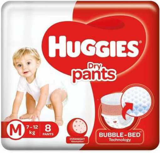 Picture of Huggies Dry Pants Medium 7to 12kg 8pants