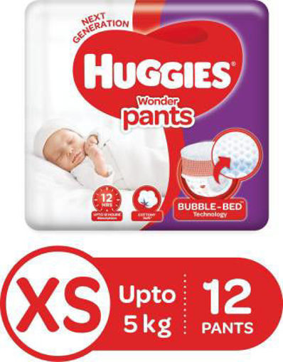 Picture of Huggies Wonder Pants XS Upto 5kg  24pants