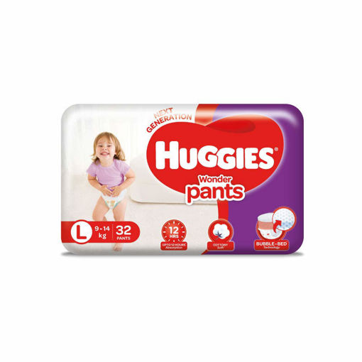 Picture of Huggies Wonder Pants Large 9to 14kg 32pants