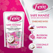 Picture of Fem Safe Handz Hand Wash Natural Skin Conditioners Saffron & Blossom : 185ml