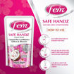 Picture of Fem Safe Handz Hand Wash Natural Skin Conditioners Saffron & Blossom : 185ml