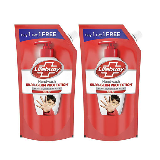 Picture of Lifebuoy Total 10 Active Silver Formula-germ Protection Handwash Refill 750ml (Pack Of 2)