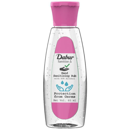 Picture of Dabur Sanitize Hand Sanitizing Rub With Alcohol 60ml