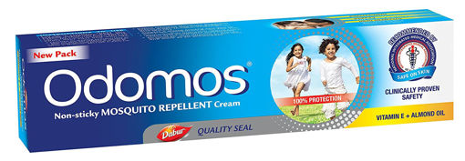 Picture of Odomos Non Sticky Mosquito Repellent Cream 50gm