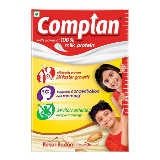 Picture of Complan Kesar Badam Flavour box 200 Gram