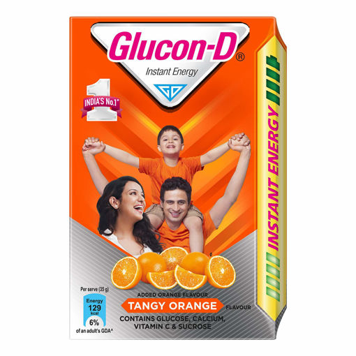 Picture of Gulcon-D Instant Energy Tangy Orange 450 Gram