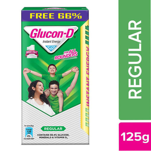 Picture of Glucon-D Instant Energy Regular 125 Gram