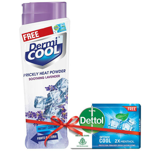 Picture of Dermi Cool Prickly Heat Powder Soothing Lavender 150gm