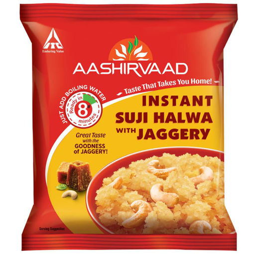 Picture of Aashirvaad Instant Suji Halwa  With Jaggery 45g