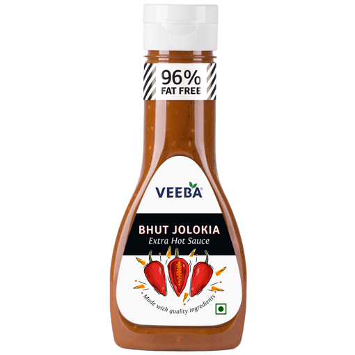 Picture of Veeba Bhut Jolokia Extra Hot Sauce 300gm