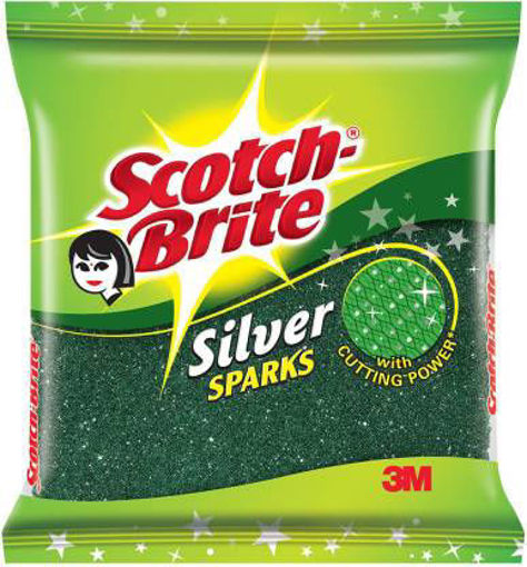 Picture of Scotch Brite Silver Sparks Scrub pad 3n