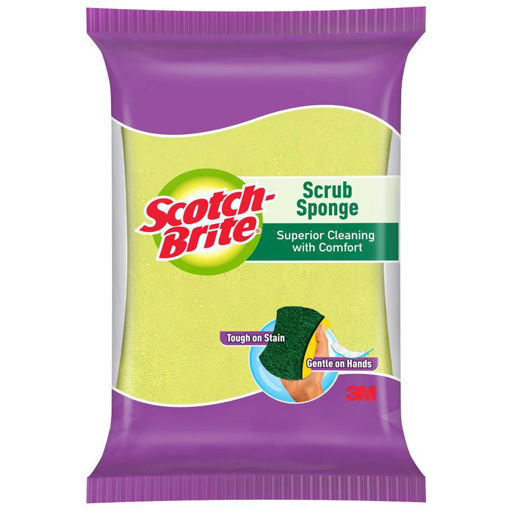 Picture of Scotch-Brite Scrub Sponge Ideal for dishwash liquid Small