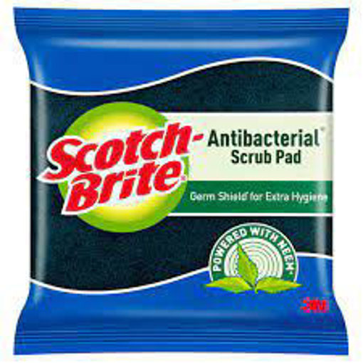 Picture of Scotch Brite Antibacterial Scrub Pad 1n