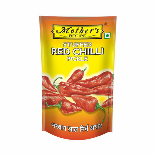 Picture of Mothers Recipe Red Stuffed Chilli Pickle 200g