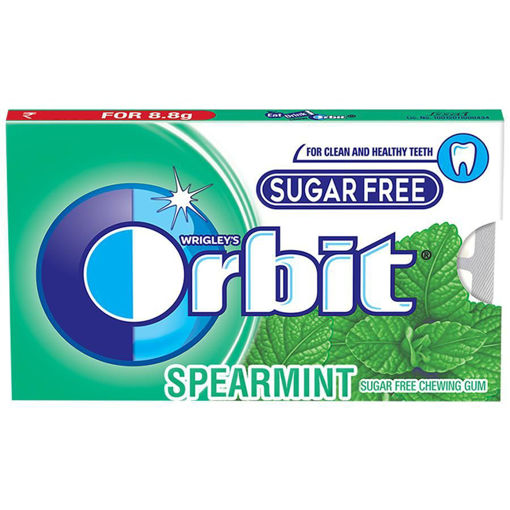 Picture of Orbit Sugar Free Spearmint Flavour 8.8g