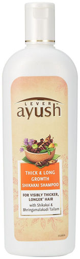 Picture of Lever Ayush Thik & Long Groeth Shikakai Shampoo 330 Ml