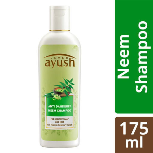 Picture of Ayush Anti Dandrufe Neem Shampoo For Healthy Scalp And Hair 175ml