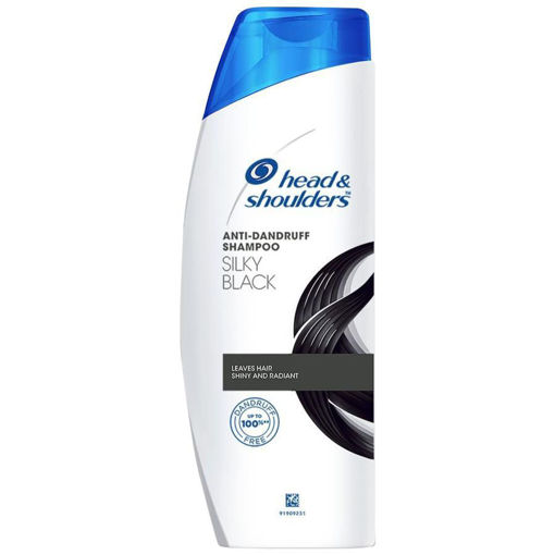 Picture of Head & Shoulders Silky Black Anti Dandruff Shampoo 72 Ml