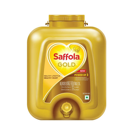 Picture of Saffola Gold Blended Edible Vegetable Oil 15L