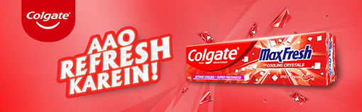 Picture of Colgate Red Gel Anticavity Toothpaste Max Fresh  With Cooling Crystals 84gm
