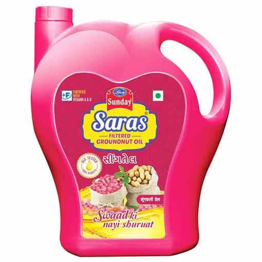 Picture of LIberty Sunday Saras Filtered Groundnut Oil 5l