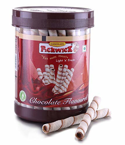 Picture of Pickwick Eat Sum Mor Chocolate Flavoured Wafer Rolls 150g