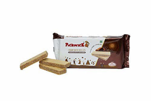 Picture of Pickwick Creamy Wafer Biscuits Chocolate Flavoured 75g