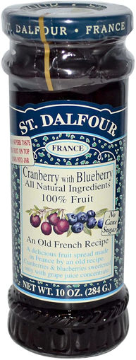 Picture of St Dalfour France Cranberry With Blueberry Fruit Spread 284g