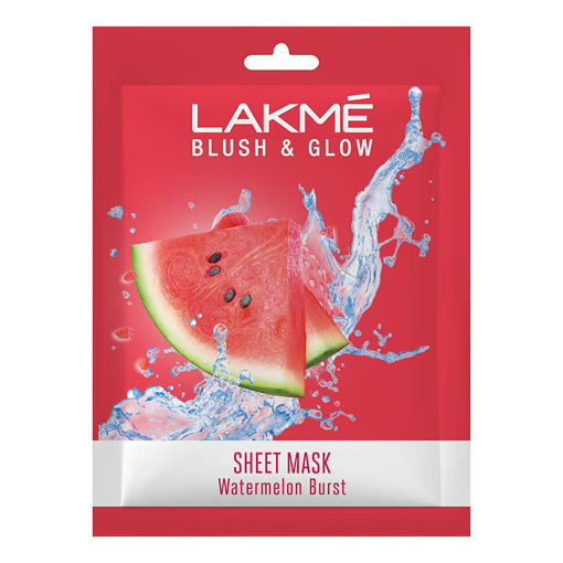 Picture of Lakme Blush & Glow Sheet Mask Watermelon Burst  1u 25ml