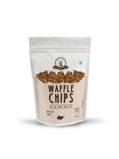 Picture of Waffle Chips Milk Choco Drizzle 85g