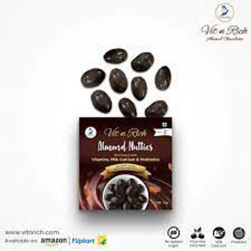 Picture of Vit N Rich Almond Nutties Enriched Chocolate 50g