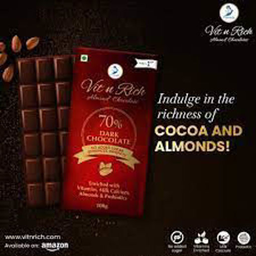 Picture of Vit N Rich Almond Chocolate 100gm