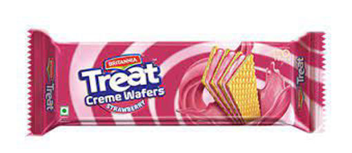 Picture of Britannia Treat Creme Wafers Strawberry 60g