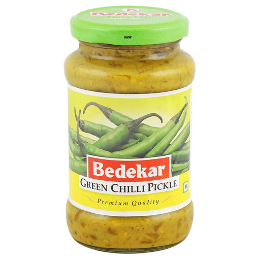 Picture of Bedekar Green Chilli Pickle Jar 400g