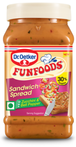 Picture of Dr Oetker Funfoods Sandwich Spread Zucchini & Bell Pepper 250g