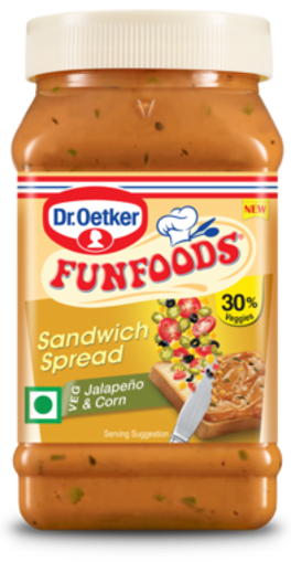 Picture of Dr Oetker Funfoods Sandwich Spread Jalapeno & Corn 250g