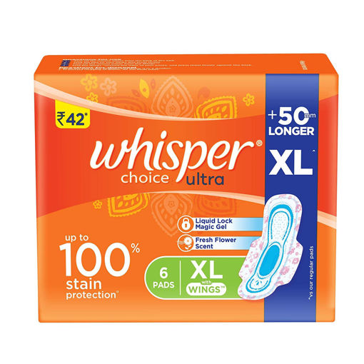 Picture of Whisper Choice Ultra Longer Xl 6Pads