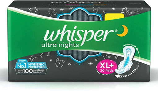 Picture of Whisper Bindazzz Nights Xl+ 27Pads