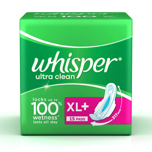 Picture of Whisper Ultra Clean Xl+ 15Pads