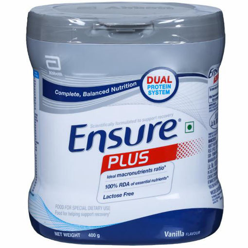 Picture of Ensure Plus Dual Protein System Vanilla Flavour 400g