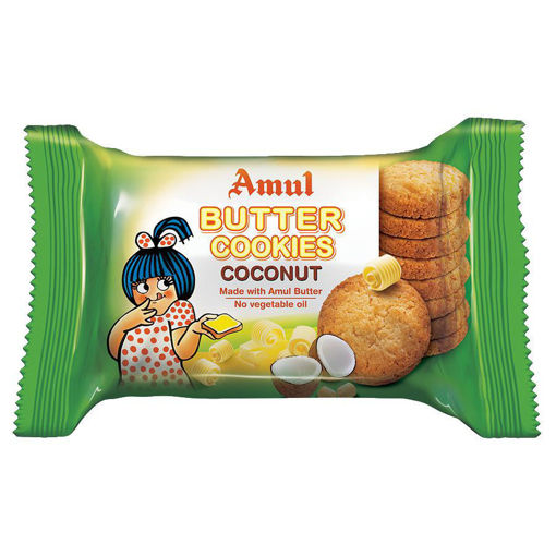 Picture of Amul Coconut Butter Cookies 50g